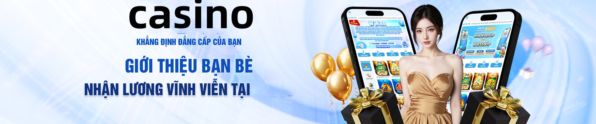 Hình ảnh quảng cáo của okwin hiển thị nền tảng và các lợi ích