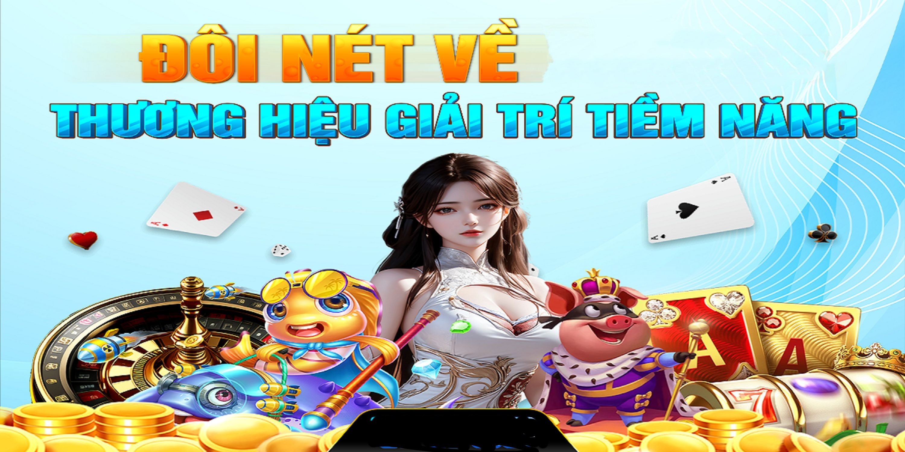 Hình ảnh quảng cáo của okwin hiển thị nền tảng và các lợi ích